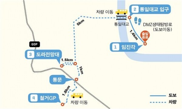 파주 구간 노선도