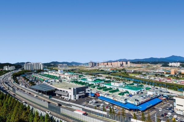 사진은 구리농수산물도매시장 전경