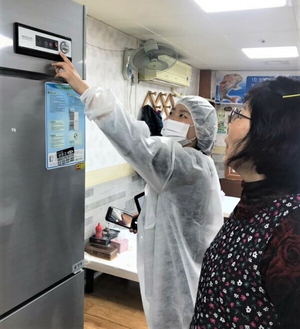 현장 기술지원 모습