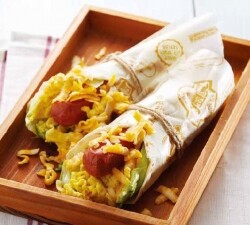 체다치즈 소시지랩