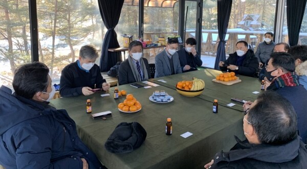 사진은 한국산림경영인협회와의 간담회 모습