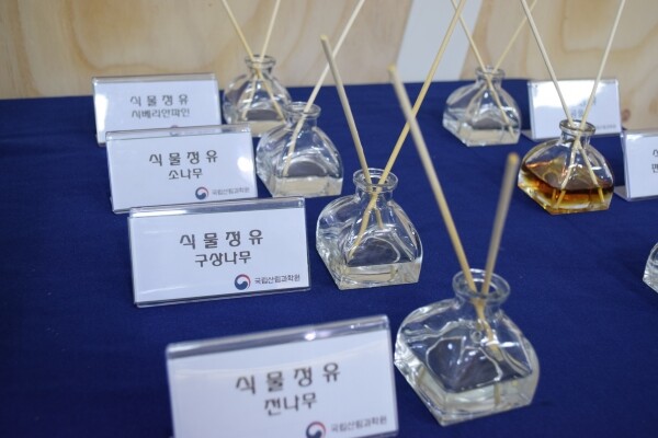 식물정유 전시물