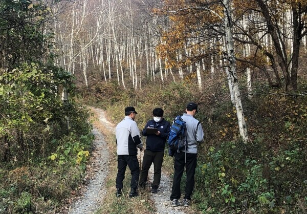 사진은 불법행위 단속 모습