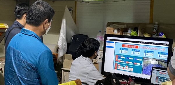 느타리버섯 스마트 재배사 환경통합 제어시스템