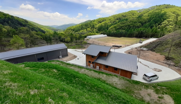 평창 산림신품종 재배단지 전경