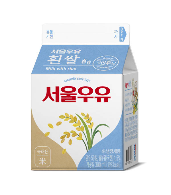 서울우유 흰쌀우유 300㎖