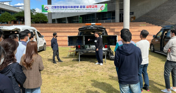 지휘차 운용방법 교육 현장