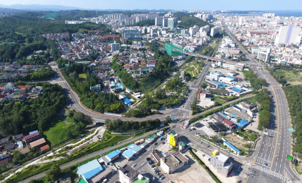 포항철길숲 전경