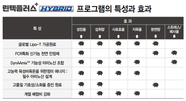 린텍플러스 하이브리드 프로그램의 특성과 효과