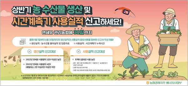 농협경제지주는 오는 7월 1일부터 31일까지면 면세유를 사용하는 농어업인으로부터 ‘생산사용실적’ 신고를 받는다.(농협 제공)