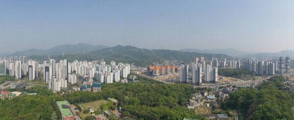 과천시 원도심 및 지정타 개발사업 진행 모습(과천시 제공)