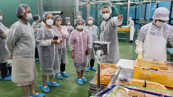 학교급식점검단, 수산물 안전성 현장 체험 실시