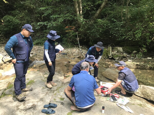 휴가철 산림 내 불법행위 단속(북부산림청 제공)
