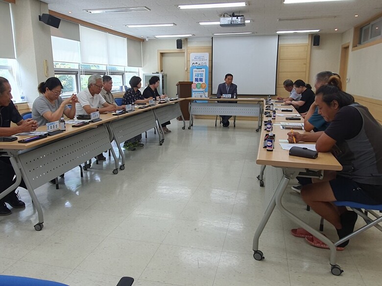수원시 농업기술센터,관내 농업인단체와 간담회