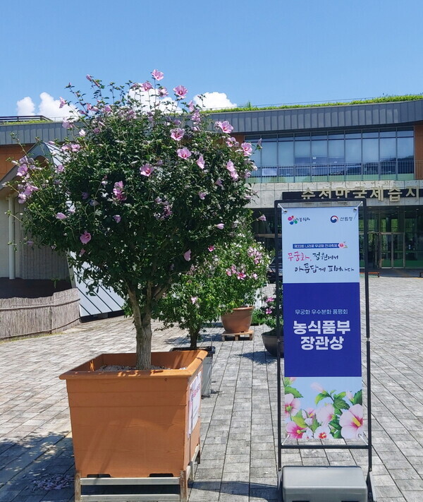 '2023년 무궁화 우수 분화 품평회' 농림축산식품부 장관상(산림청 제공)
