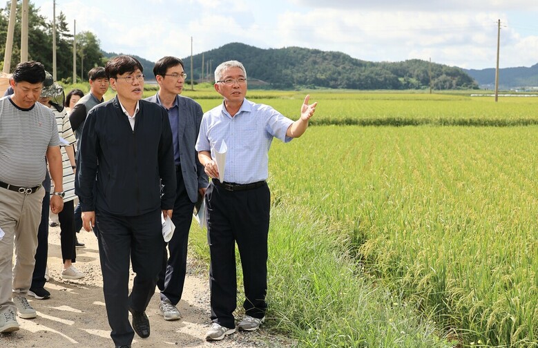 조재호 농진청장 전남 소재 영농현장 방문(농진청 제공)
