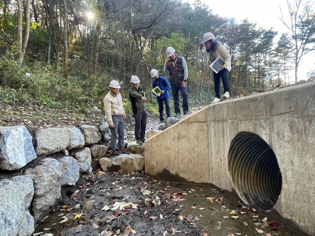 임도 신설 사업지 현장점검 (북부지방산림청 제공)
