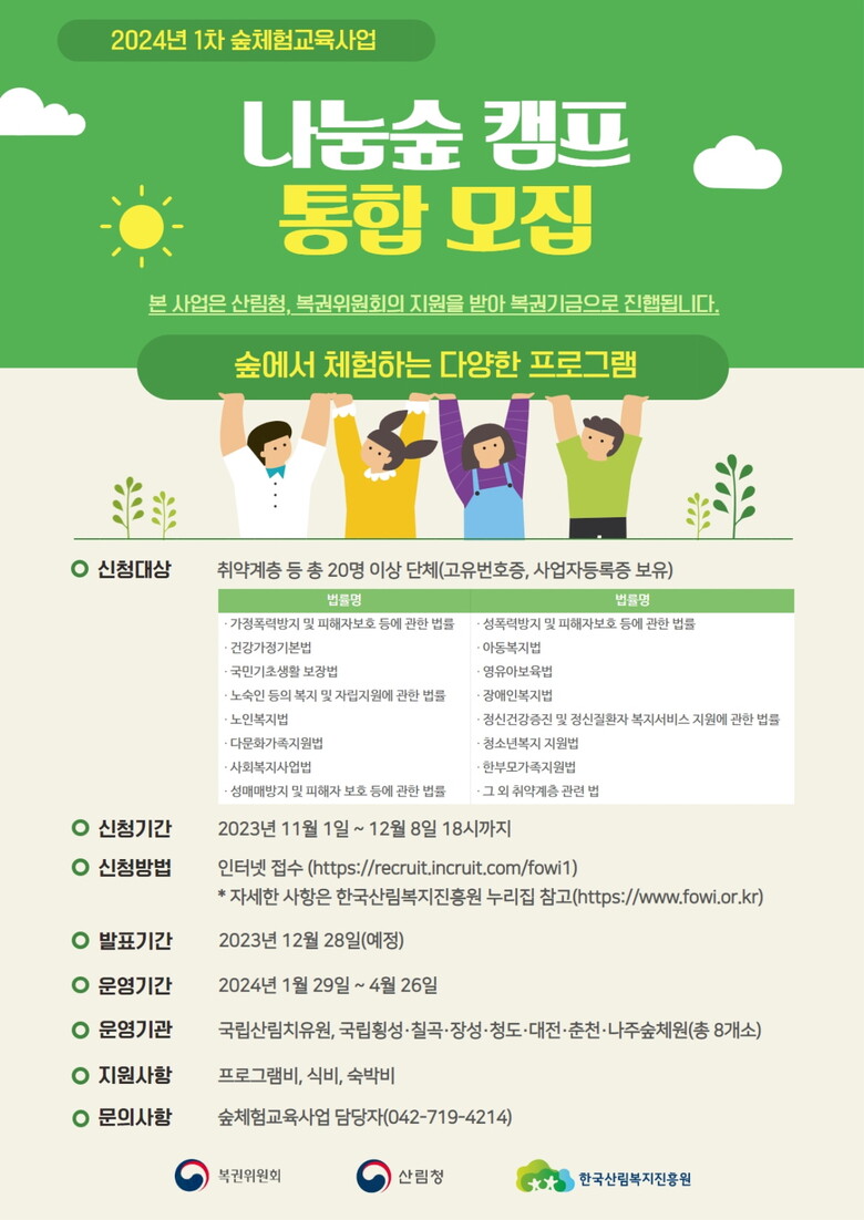  한국산림복지진흥원 제공