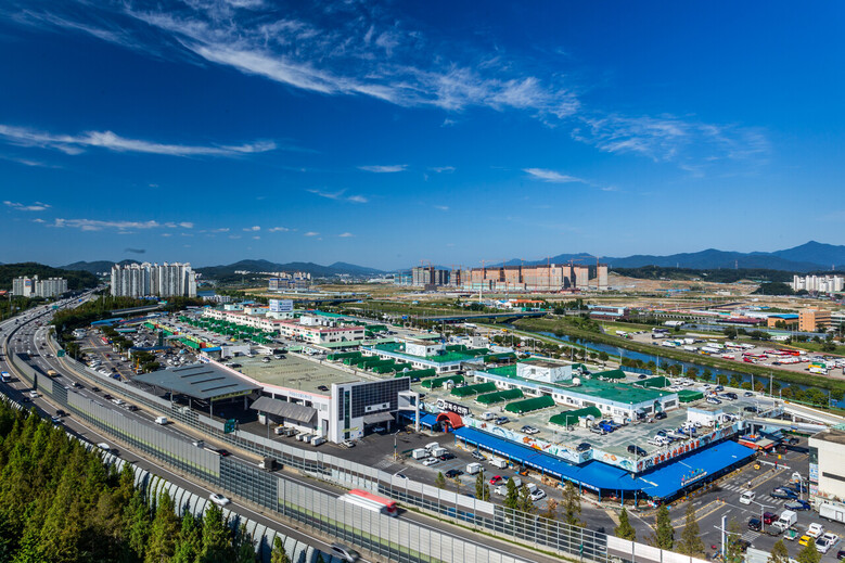 구리농수산물공사 전경