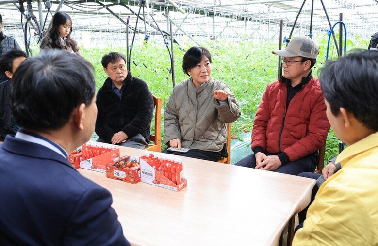 충남부여 시설농가 방문
