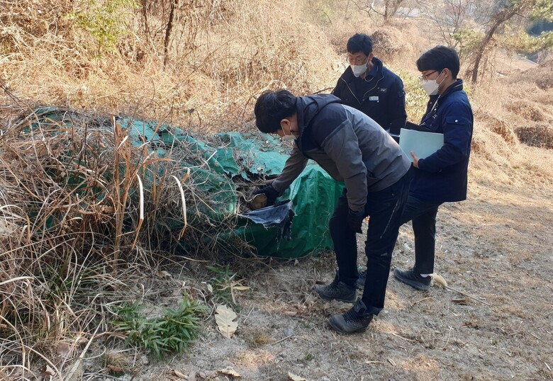 방제사업장 특별 자체현장점검(한국임업진흥원 제공)