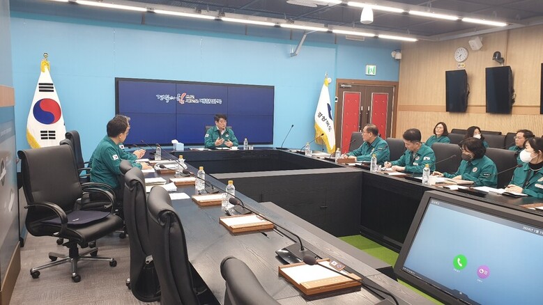 가축방역 추진상황 점검 사진