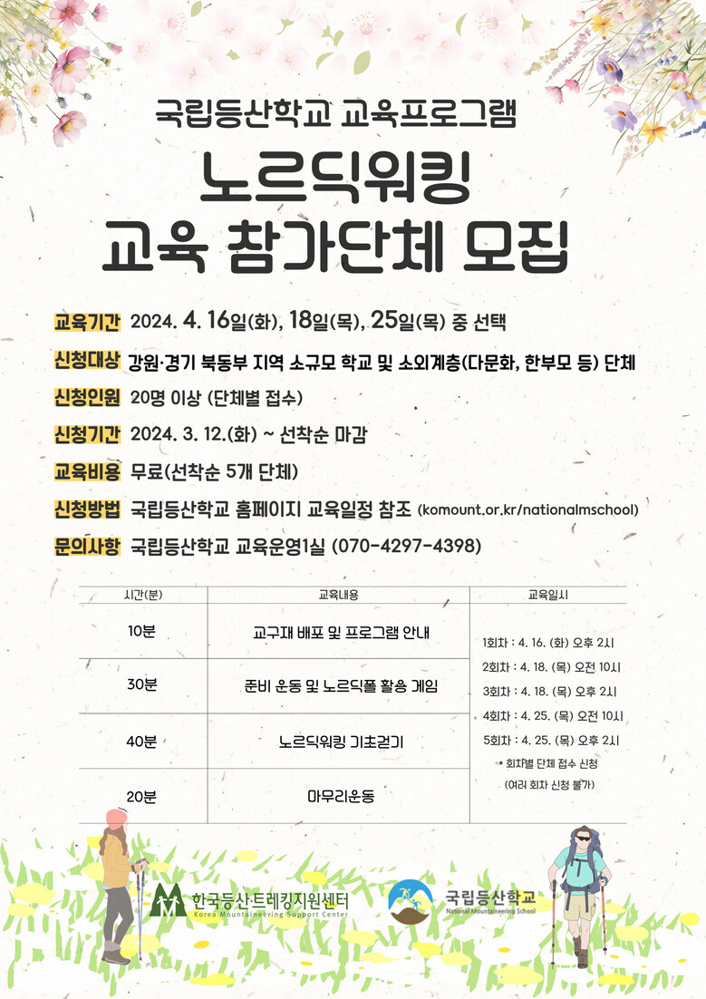 한국등산·트레킹지원센터 제공