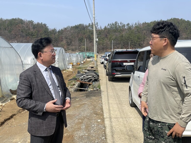 농과원장 현장 방문(농진청 제공)