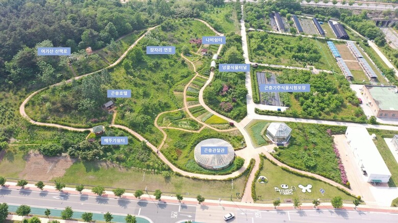 곤충생태원안내도