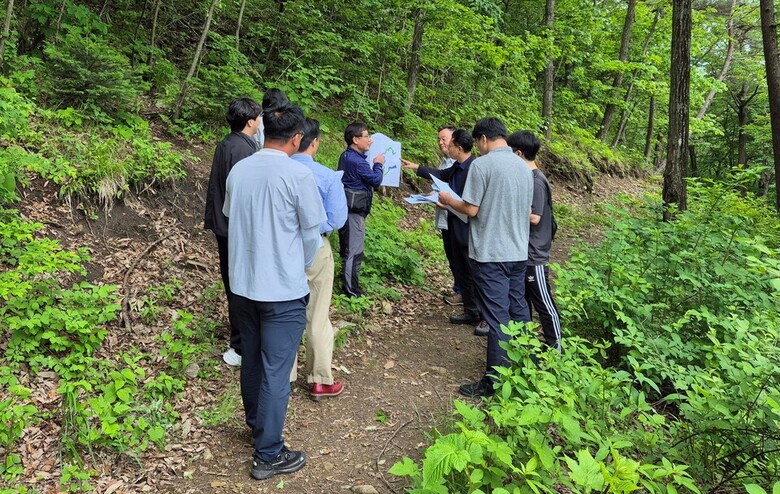 토지피복 예측기반 현장토론회(장수 무룡고개)