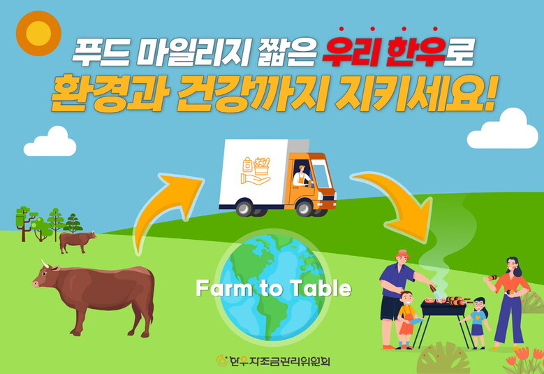 한우 푸드 마일리지 (자료제공 한우자조금)
