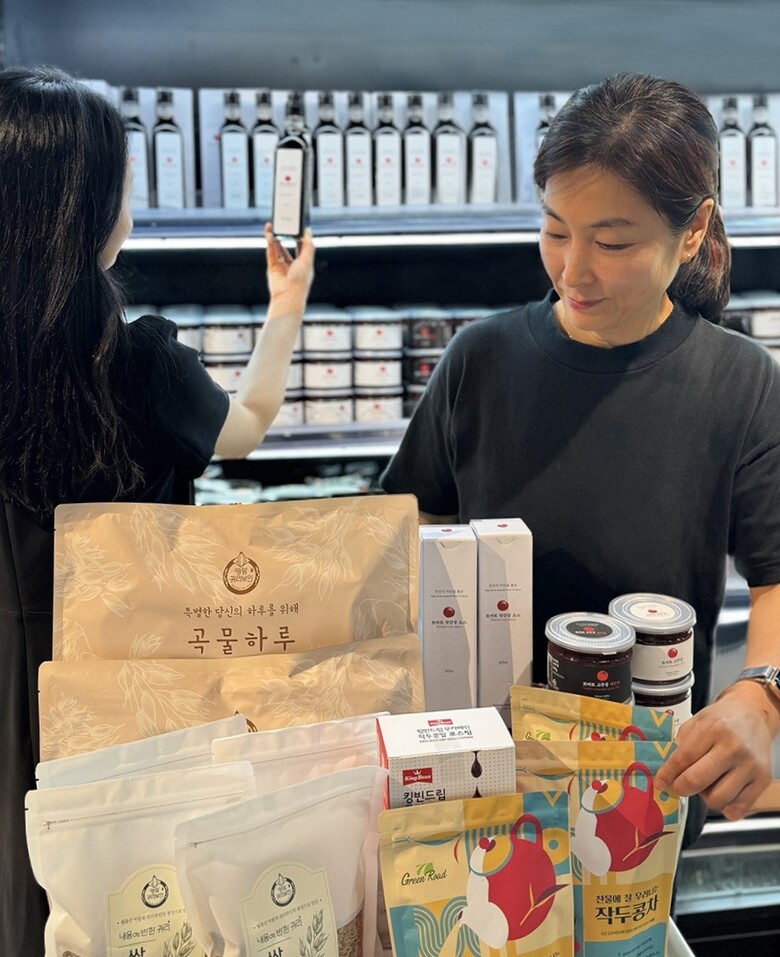 이랜드그룹 유통부문(대표이사 윤성대) 청년농업인 판로지원(농진청 제공)