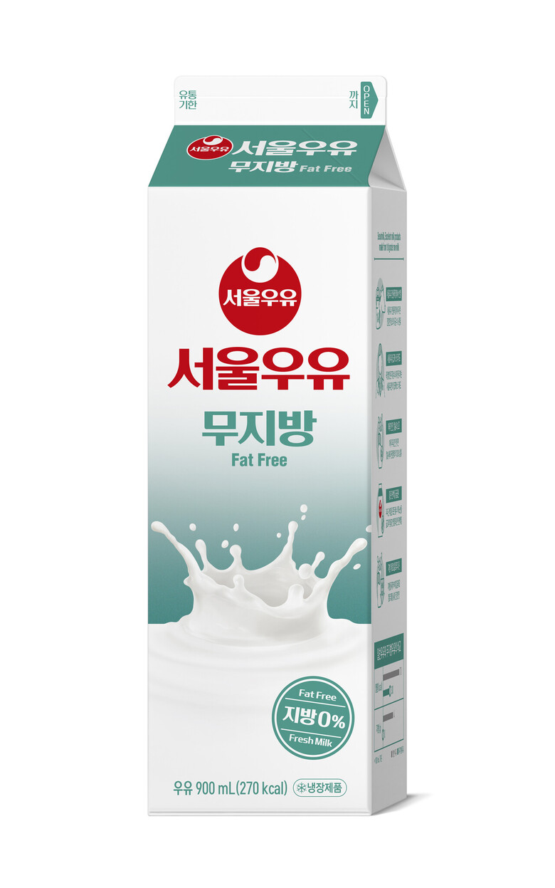 신제품 ‘서울우유 무지방 우유’(서울우유 제공)