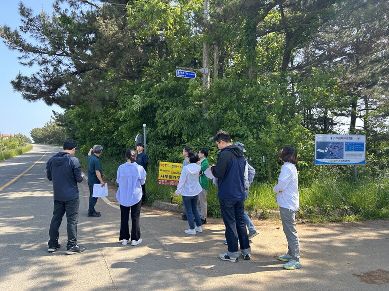 한국등산·트레킹지원센터는 충남 태안군 일대의 동서트레일 서쪽구간 연내 완공을 목표로 조성중(한국등산·트레킹지원센터 제공)