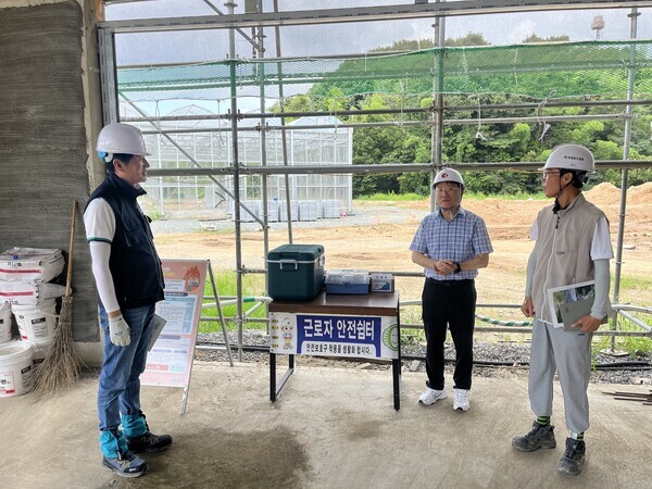 폭염대비 산림사업장 특별 점검(서부지방산림청 제공)