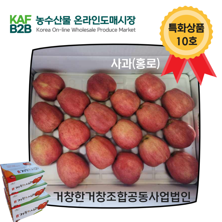 aT 농수산물 온라인도매시장 제9·10호 특화상품 배 사과 출시
