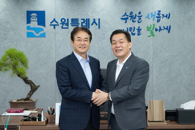 이동환 고양시장, 이재준 수원시장 회동(고양시청 제공)