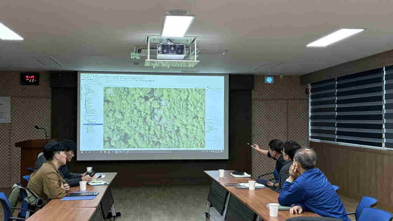 소나무재선충병 드론예찰 활용도 컨설팅(한국임업진흥원 제공)
