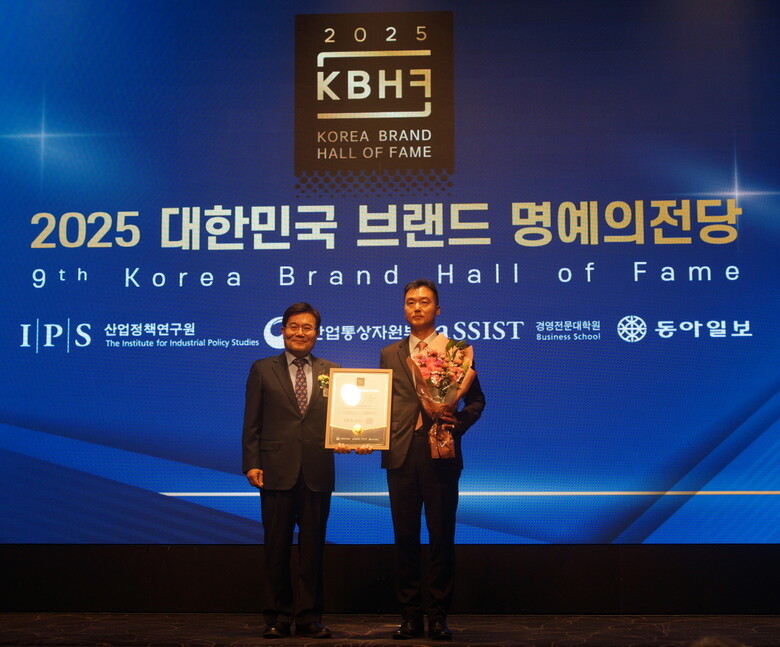 대한민국 브랜드 명예의 전당 모바일뱅킹 부문 수상(농협 제공)