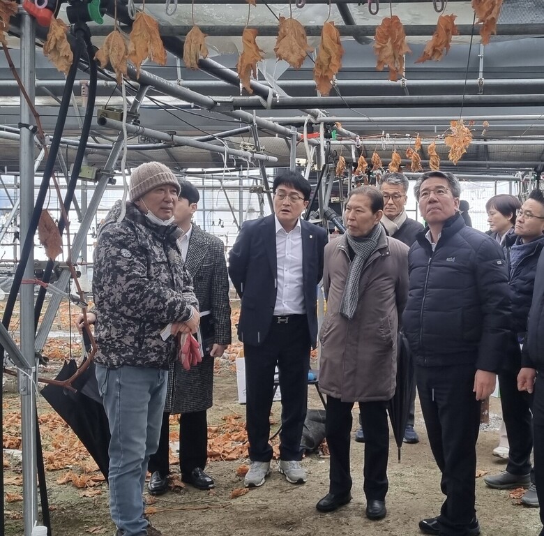 전북 대설 피해지역 현장점검(농협 제공)