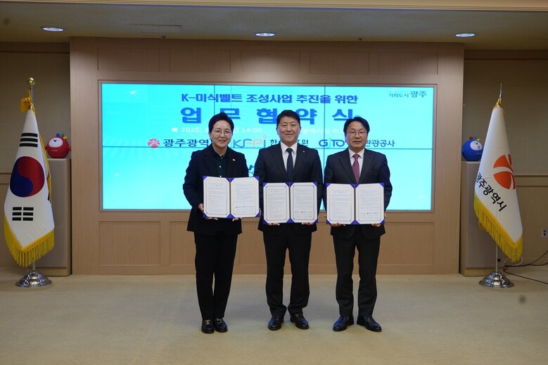 2025년 K-미식벨트(김치 부문) 조성을 위한 업무협약 체결(한식진흥원 제공)