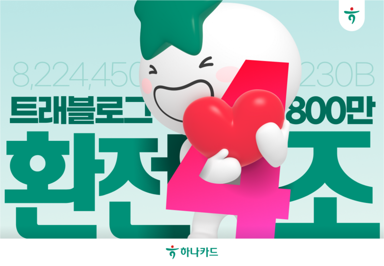 하나카드 '트래블로그' 환전액 4조 돌파