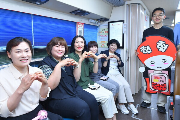 ﻿‘전 세계 유월절사랑 생명사랑 제1680차 헌혈릴레이’에 참석한 하나님의 교회 신자들.