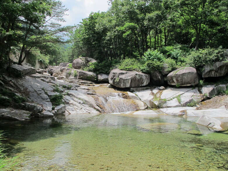 금원산자연휴양림 선녀딤(산림청 제공)