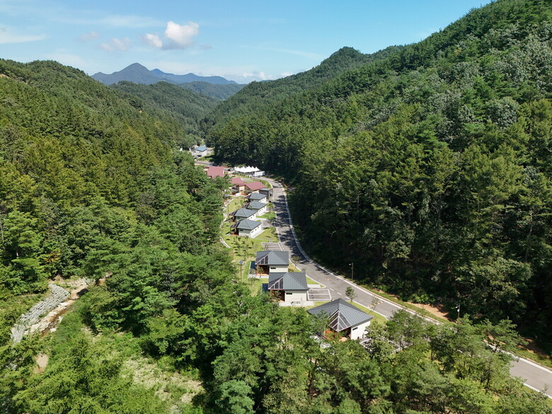 국립금산자연휴양림 전경