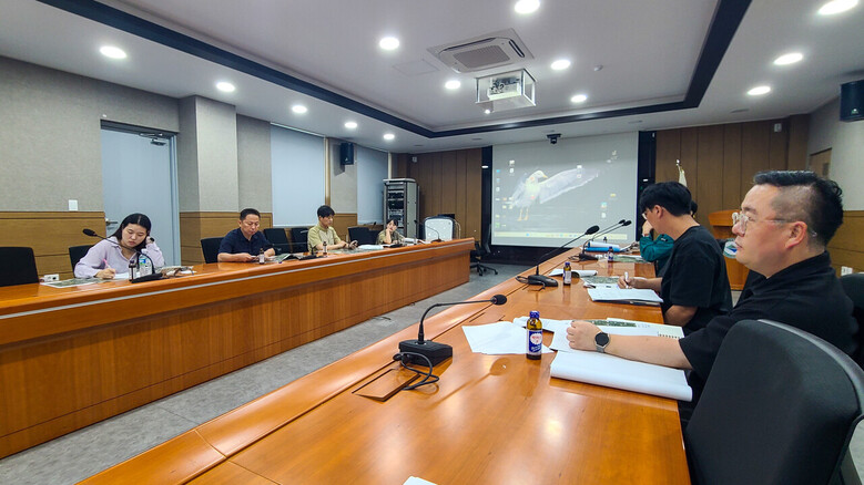 소나무재선충병 확산 억제를 위한 전북 동부권역 예찰·방제 협의회 모습(한국임업진흥원 제공)