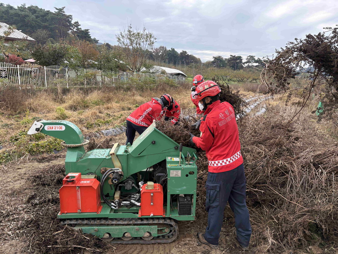 서부지방산림청, 영농부산물 일제 파쇄주간 운영