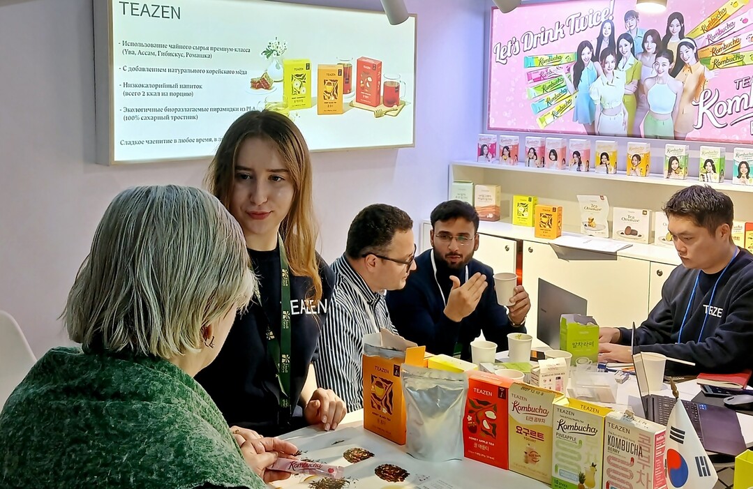 추운 러시아에 K-푸드 인기는 '훈풍'