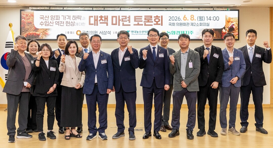 aT, 국산 양파 가격 하락 대책 모색…국회 토론회 개최